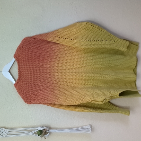 Free People Come Together Ombre Tunic Sweater S - Picture 11 of 15